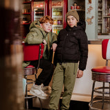 No Way Monday Boys Water-Repellent Hooded Puffer Jacket - Black