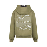 No Way Monday Boys Hooded Sweatshirt - Army Green