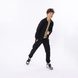 No Way Monday Boys Cargo Joggers - Black