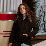 No Way Monday Boys Water-Repellent Parka - Black