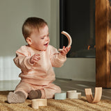 Dirkje Baby Girls Plush Pyjama Set - Light Pink