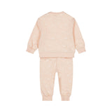 Dirkje Baby Girls Plush Pyjama Set - Light Pink