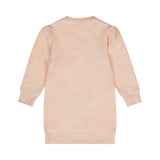 Dirkje Girls Sheep Sweater Dress - Light Pink
