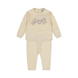 Dirkje Baby Girls Teddy Pyjama Set - Off White