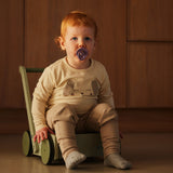 Dirkje Baby Boys Long-Sleeve Bunny Tee - Off White