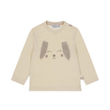 Dirkje Baby Boys Long-Sleeve Bunny Tee - Off White
