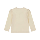 Dirkje Girls Long-Sleeve Hedgehog T-Shirt - Off White