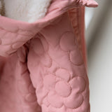 Dirkje Girls Quilted Flower Puffer Jacket - Pink