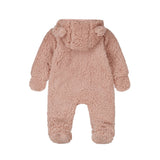 Dirkje Baby Girls Teddy Bear Snowsuit - Light Mauve