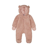 Dirkje Baby Girls Teddy Bear Snowsuit - Light Mauve