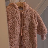 Dirkje Baby Girls Teddy Bear Snowsuit - Light Mauve