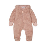 Dirkje Baby Girls Teddy Bear Snowsuit - Light Mauve