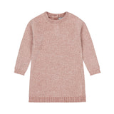 Dirkje Girls Knit Sweater Dress - Light Mauve
