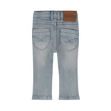 Dirkje Girls Flared Jeans - Light Blue Denim