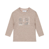 Dirkje Boys' Faded Brown Long-Sleeve T-Shirt