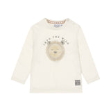 Dirkje Boys' Long-Sleeve Cotton-Rich T-Shirt - Off White
