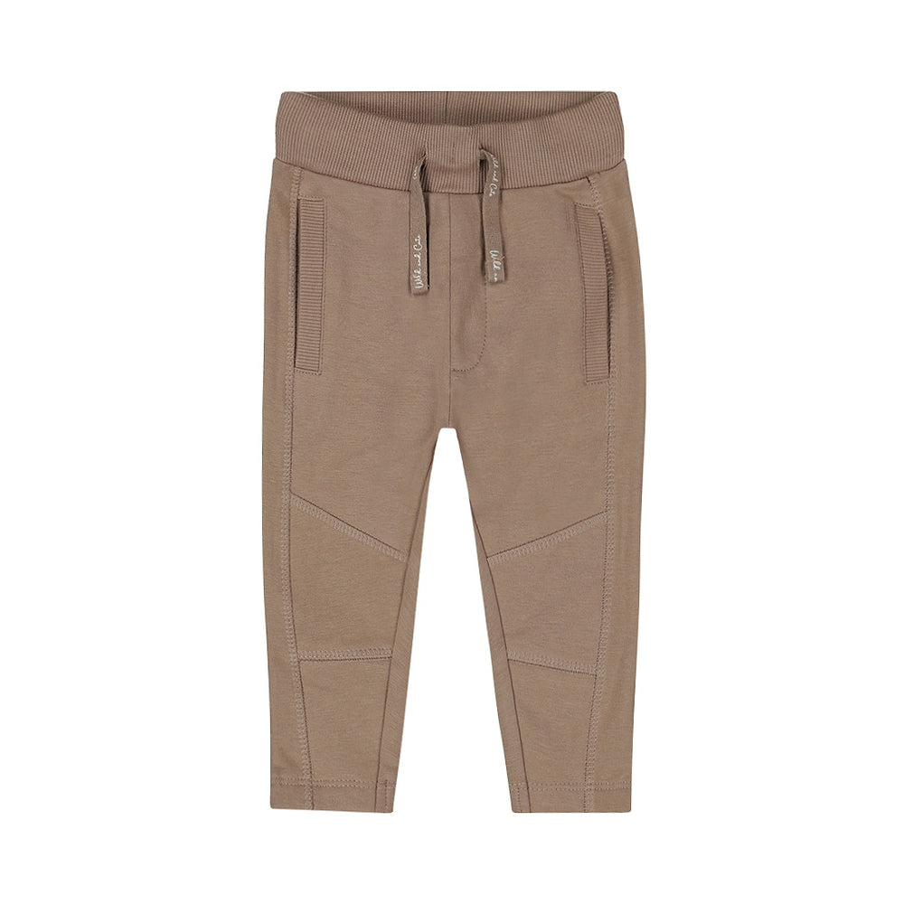 Dirkje Boys' Cotton-Rich Trousers - Faded Brown