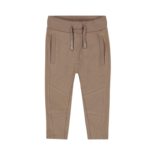 Dirkje Boys' Cotton-Rich Trousers - Faded Brown