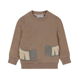 Dirkje Baby Boys' Cotton-Rich Sweater - Faded Brown, 18–24 Months