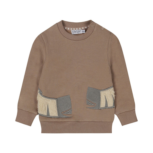 Dirkje Baby Boys' Cotton-Rich Sweater - Faded Brown, 18–24 Months