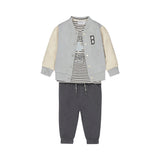 Dirkje Baby Boys' 3-Piece Cardigan Set - Faded Blue