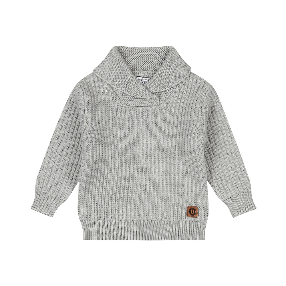 Boys Pullover Sweater – Faded Blue