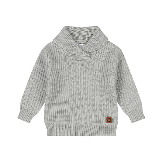 Boys Pullover Sweater – Faded Blue