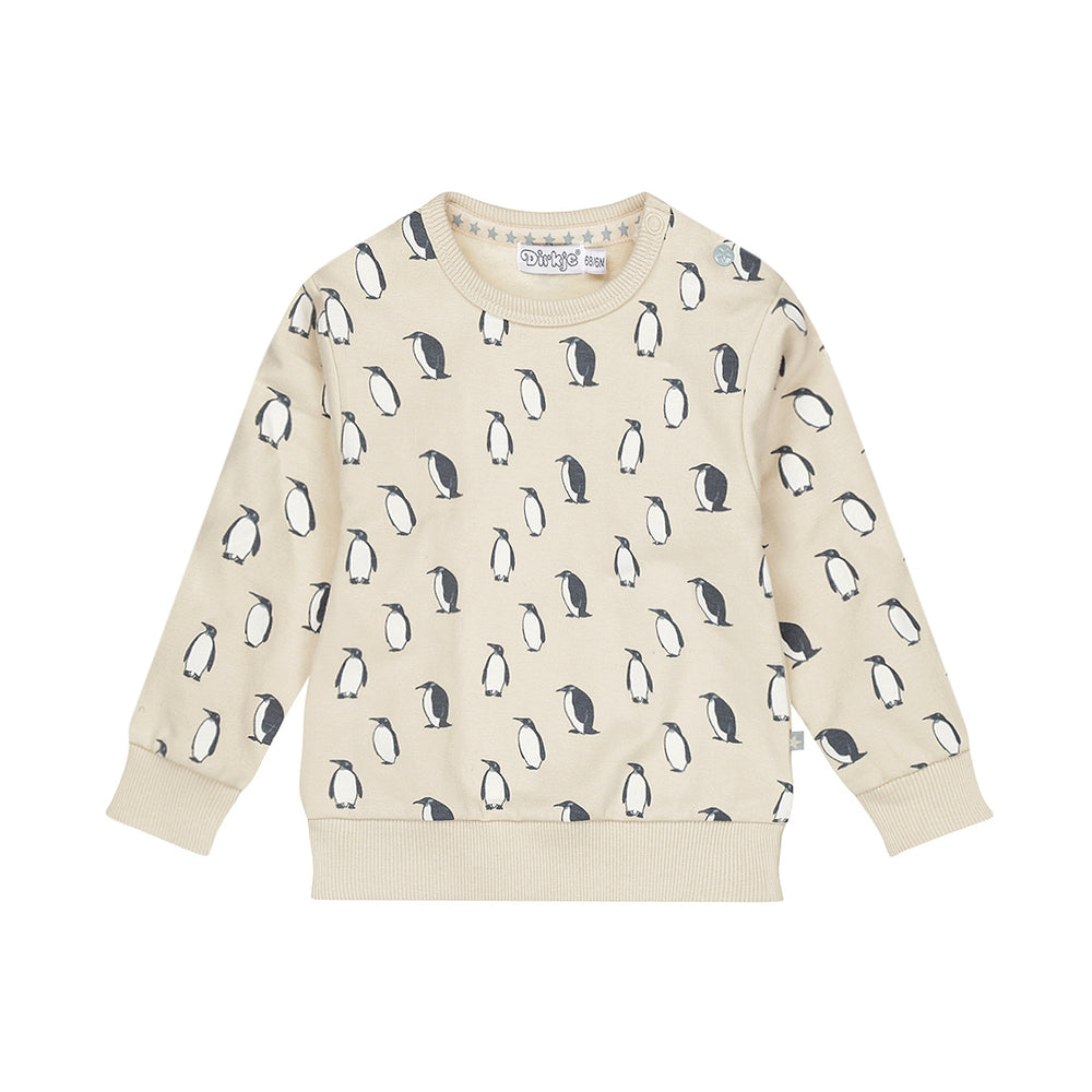 Boys Cotton-Blend Sweater – Pebble