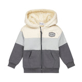 Boys Cotton-Blend Outdoor Cardigan – Pebble