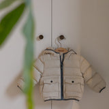 Boys Water-Repellent Jacket – Pebble