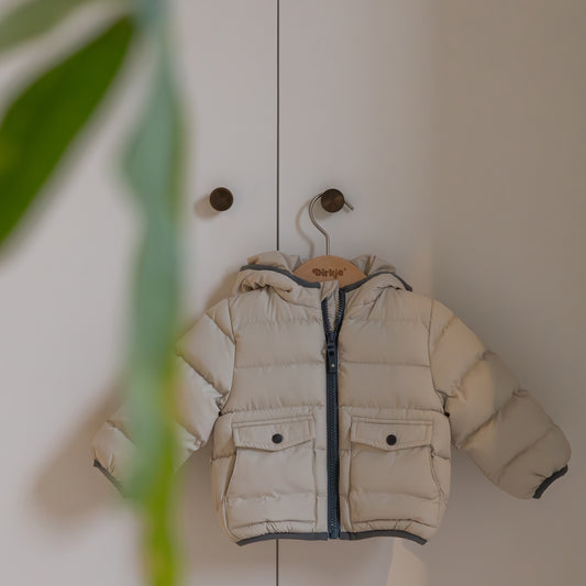 Boys Water-Repellent Jacket – Pebble