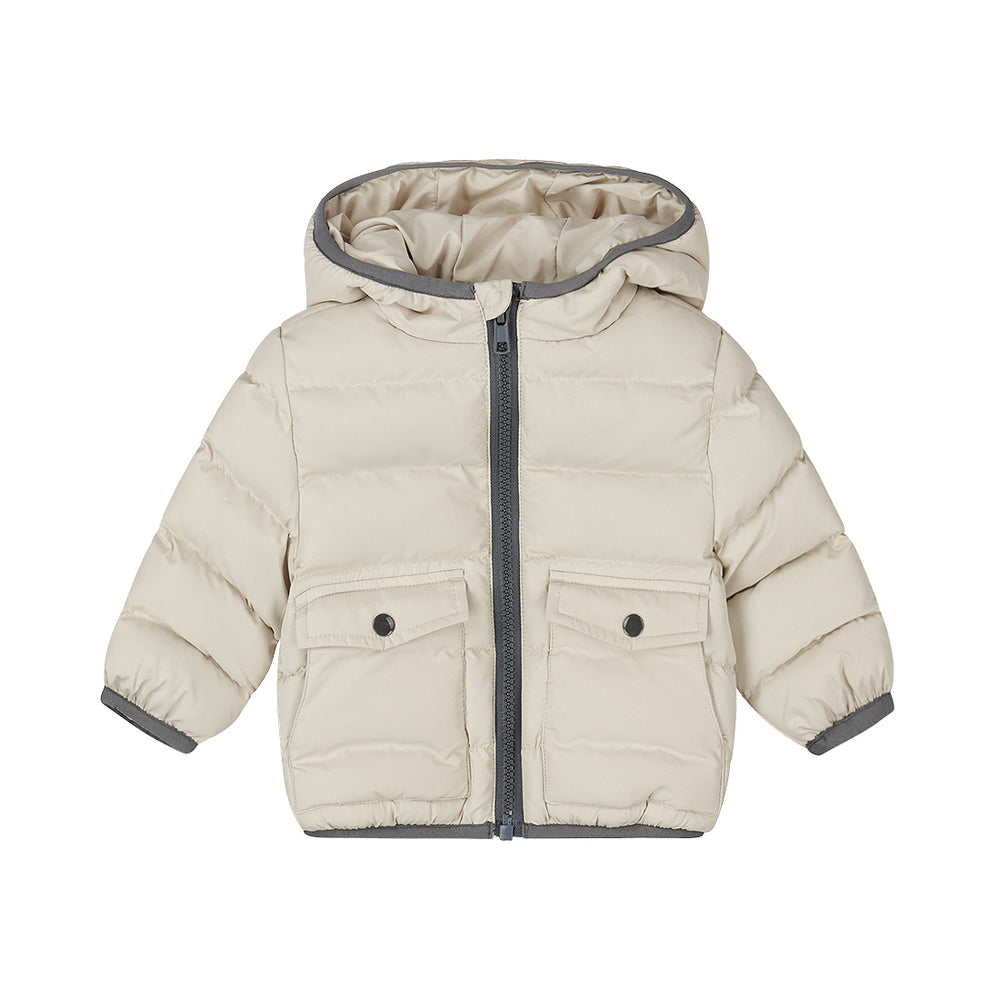 Boys Water-Repellent Jacket – Pebble