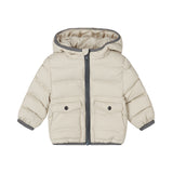 Boys Water-Repellent Jacket – Pebble