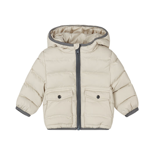 Boys Water-Repellent Jacket – Pebble