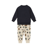 Baby Boys Two-Piece Cotton Set – Navy