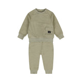 Baby Boys Two-Piece Cotton-Blend Set – Light Green