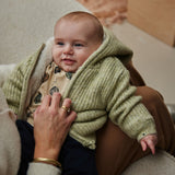 Boys Lined Outdoor Cardigan – Light Green