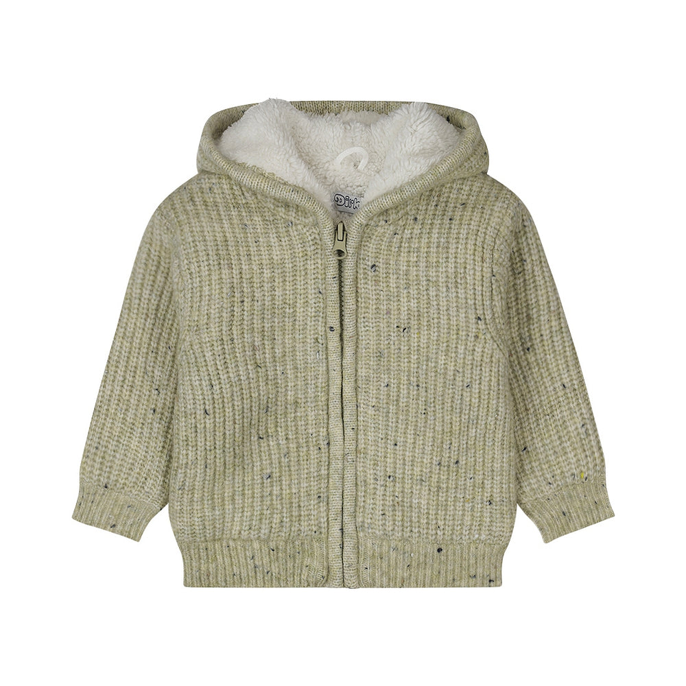 Boys Lined Outdoor Cardigan – Light Green