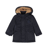 Boys Water-Repellent Parka Jacket – Navy
