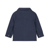 Boys Cotton Long-Sleeve Shirt – Navy