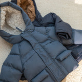 Boys Water-Repellent Jacket – Navy