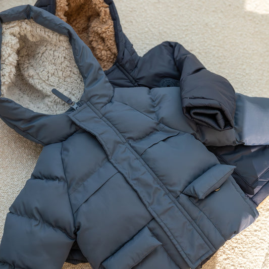 Boys Water-Repellent Jacket – Navy