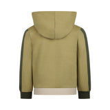 Boys Cotton-Blend Hoodie – Dusty Green