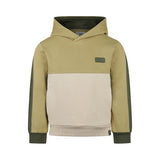 Boys Cotton-Blend Hoodie – Dusty Green