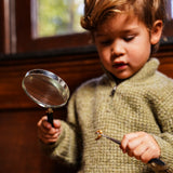 Boys Collared Sweater – Dusty Green