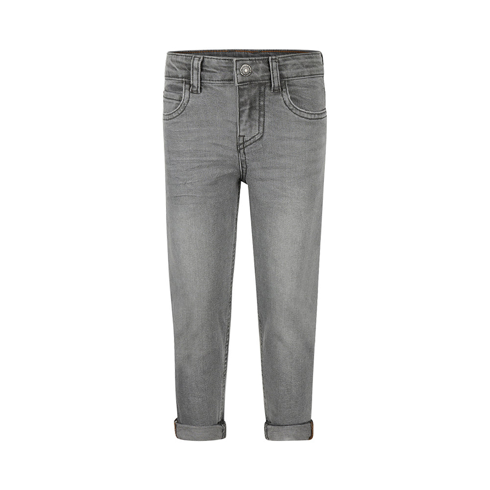 Boys Loose-Fit Jeans – Dark Grey
