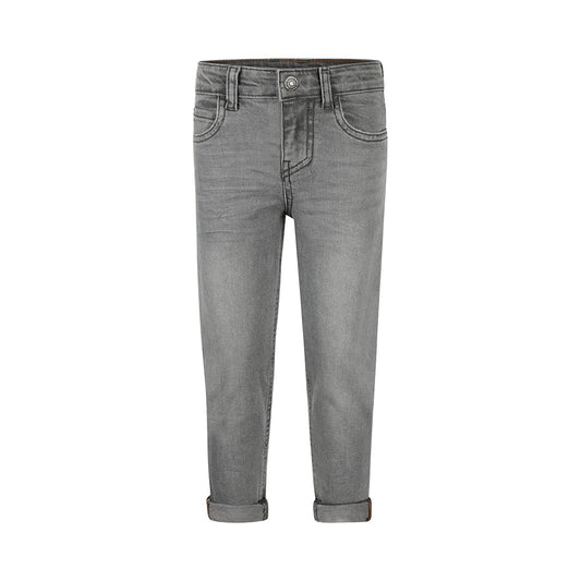 Boys Loose-Fit Jeans – Dark Grey