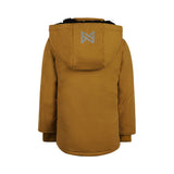 Boys Water-Repellent Parka Jacket – Mustard