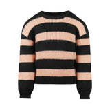 Girls Drop-Shoulder Sweater – Dusty Pink