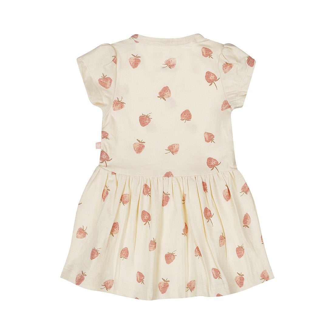 Kids Short-Sleeve Dress — Off White
